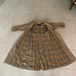 Burberry Woman's Long Trench Coat